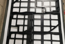 Floor mats for the back car seat. Working surface height 32mm