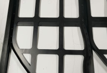 Floor mats for the front car seat. Working surface height 32mm
