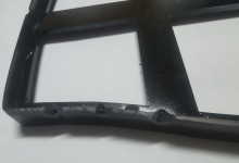 Part of the back car seat