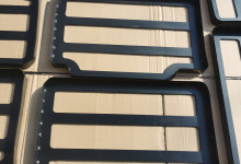 Floor mats for the back car seat. Working surface height 32mm